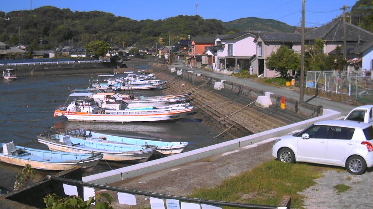 宇土市戸口町　網田川（網田漁港）