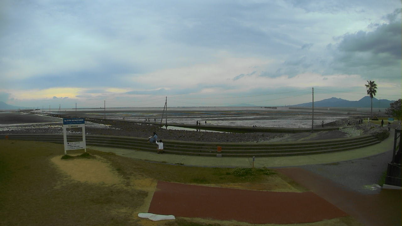  住吉海岸公園 長部田海床路