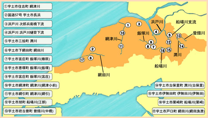 宇土市内設置公共ライブカメラマップ