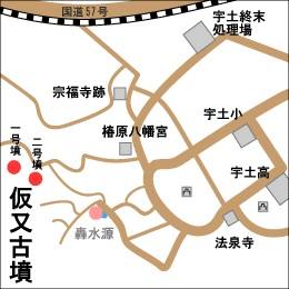 所在地  宇土市恵塚町の地図