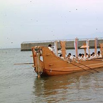 古代船「海王」の写真