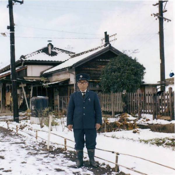 昭和43年1月3日JR網田駅舎の写真
