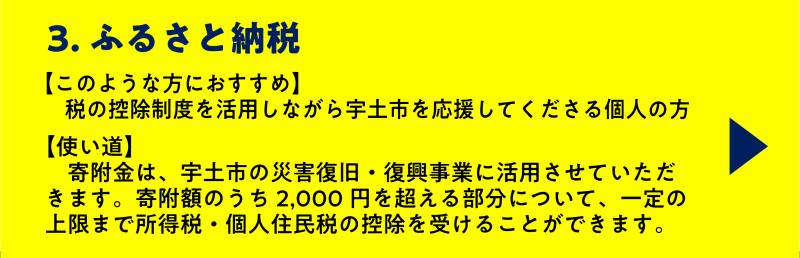 ３．ふるさと納税