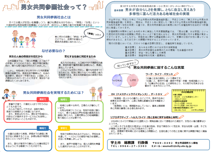 男女共同参画とは