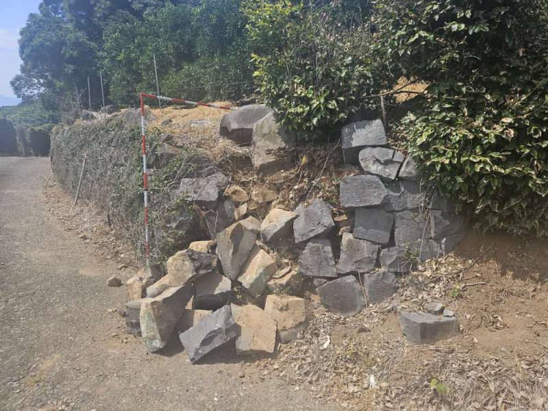 農地(畑)被災写真