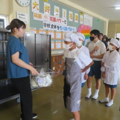 給食準備