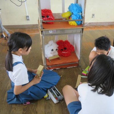 作業中