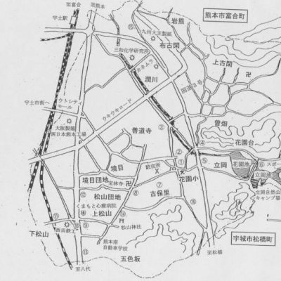 本校の校区図です