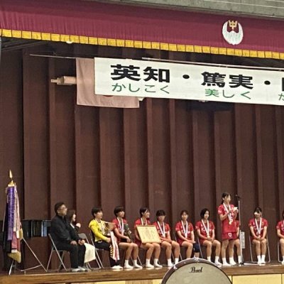 女子ハンド優勝報告
