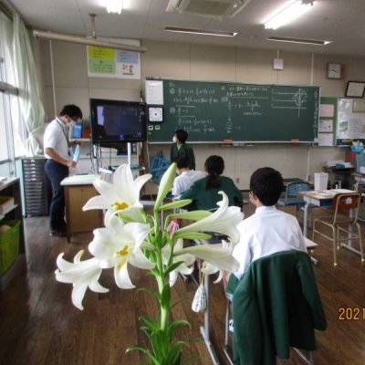6年生の授業風景の写真