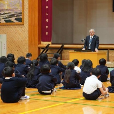佐伯校長のお話