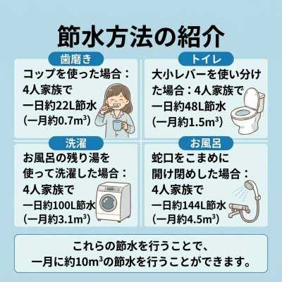 節水方法