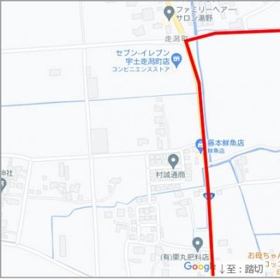 改正前の地図