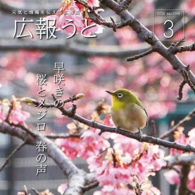 広報うと 令和2年3月号　表紙画像