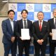 協定書締結の様子